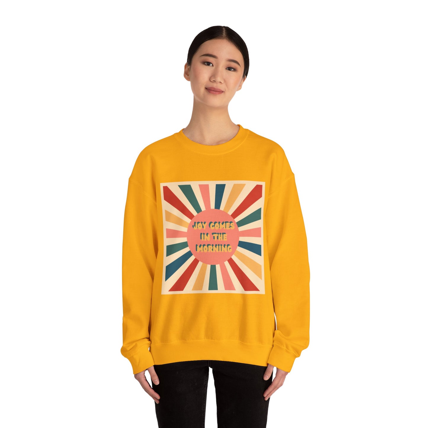 Joy Comes In The Morning Crewneck Sweatshirt