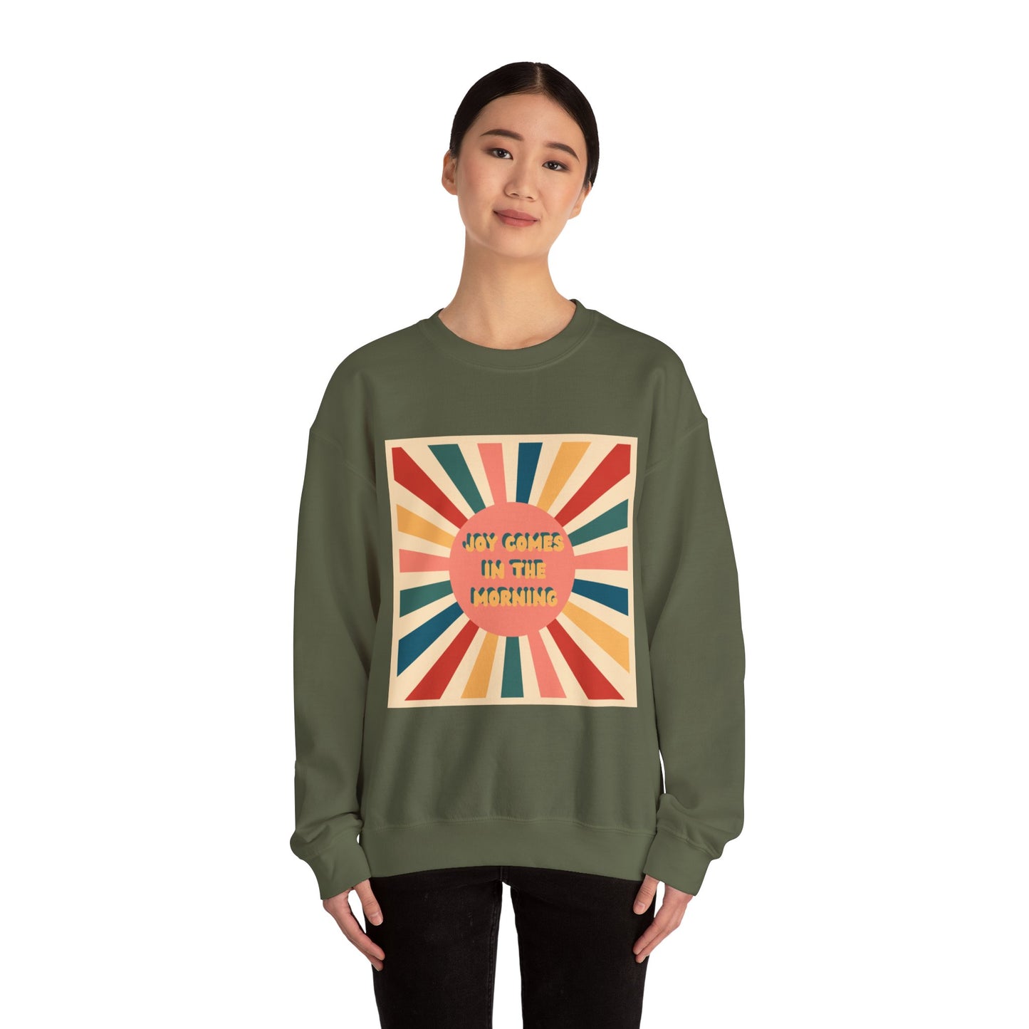 Joy Comes In The Morning Crewneck Sweatshirt